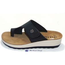 Fly flot Γυναικείο ανατομ.παπούτσι  4260 ΜΑΥΡΟ